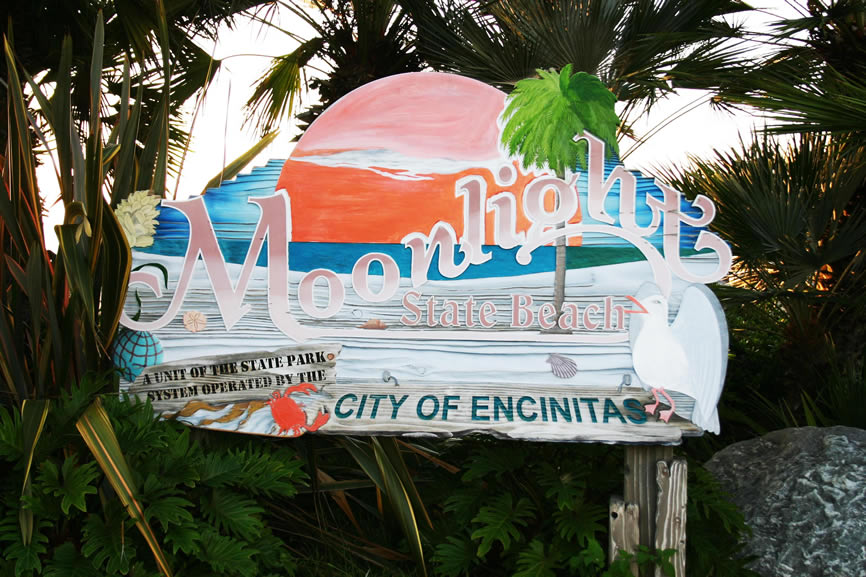 Beautiful Moonlight Beach in Encinitas California 92024